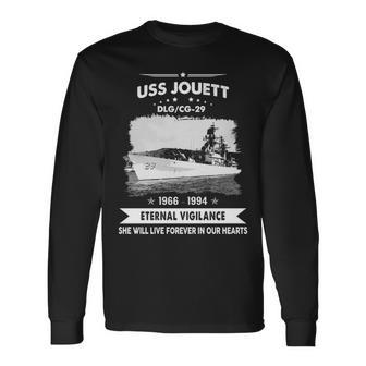 Uss Jouett Cg 29 Dlg Long Sleeve T-Shirt - Monsterry UK