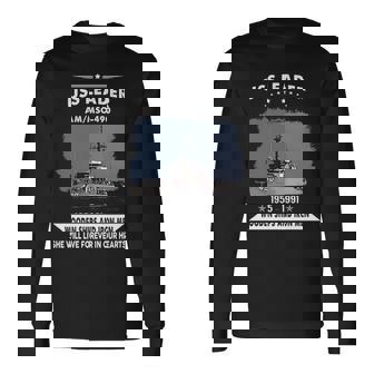 Uss Leader Mso Long Sleeve T-Shirt - Monsterry