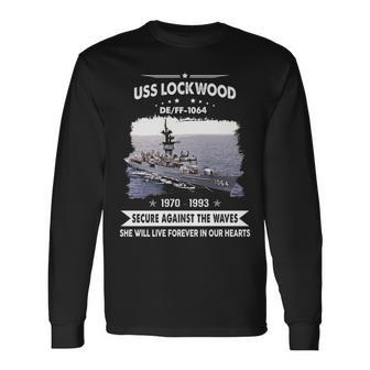 Uss Lockwood Ff 1064 De Long Sleeve T-Shirt - Monsterry DE