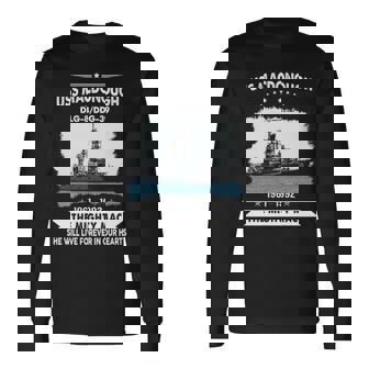 Uss Macdonough Dlg 8 Ddg Long Sleeve T-Shirt - Monsterry