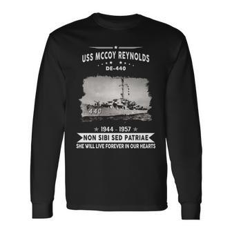 Uss Mccoy Reynolds De Long Sleeve T-Shirt - Monsterry UK