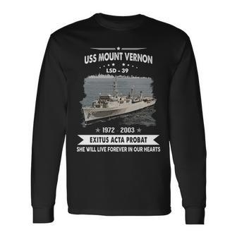 Uss Mount Vernon Lsd Long Sleeve T-Shirt - Monsterry AU