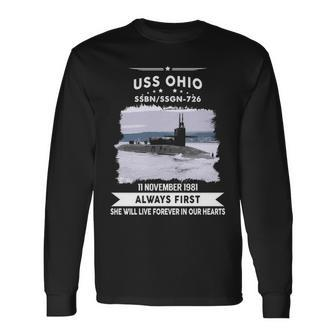 Uss Ohio Ssbn 726 Ssgn Long Sleeve T-Shirt - Monsterry AU