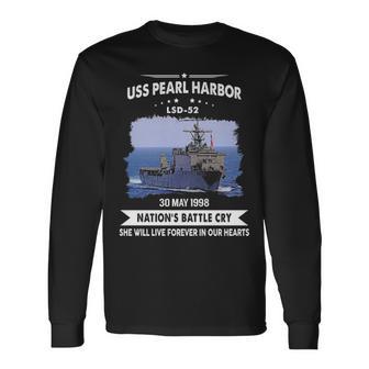 Uss Pearl Harbor Lsd V2 Long Sleeve T-Shirt - Monsterry DE