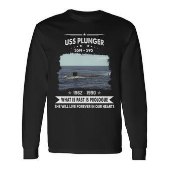 Uss Plunger Ssn Long Sleeve T-Shirt - Monsterry DE