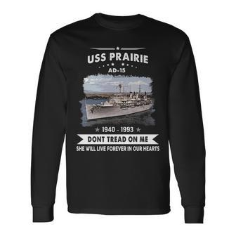 Uss Prairie Uss Ad Long Sleeve T-Shirt - Monsterry