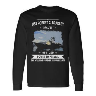 Uss Robert G Bradley Ffg V2 Long Sleeve T-Shirt - Monsterry UK