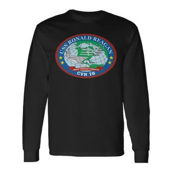 Uss Ronald Reagan Cvn V2 Long Sleeve T-Shirt - Monsterry UK