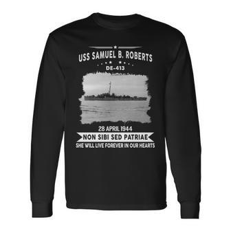 Uss Samuel B Roberts De Long Sleeve T-Shirt - Monsterry DE