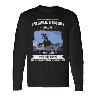 Uss Samuel B Roberts Ffg V2 Long Sleeve T-Shirt - Monsterry DE