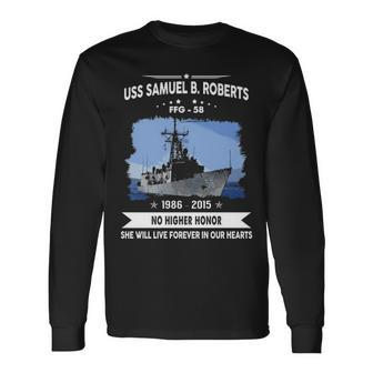 Uss Samuel B Roberts Ffg V3 Long Sleeve T-Shirt - Monsterry CA