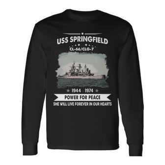 Uss Springfield Clg V2 Long Sleeve T-Shirt - Monsterry