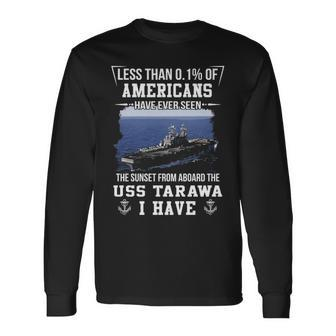 Uss Tarawa Lha 1 Sunset Long Sleeve T-Shirt - Monsterry AU