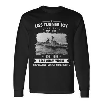 Uss Turner Joy Dd Long Sleeve T-Shirt - Monsterry CA