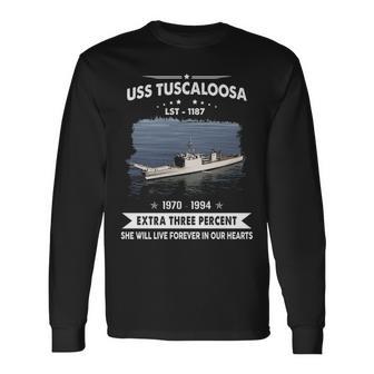 Uss Tuscaloosa Lst V2 Long Sleeve T-Shirt - Monsterry