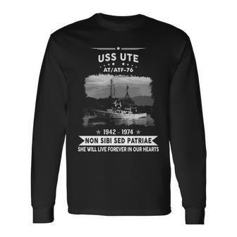 Uss Ute Af 76 Atf Long Sleeve T-Shirt - Monsterry