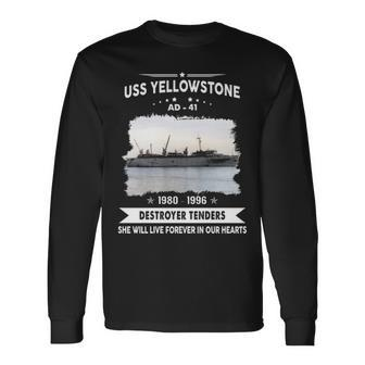 Uss Yellowstone Ad Long Sleeve T-Shirt - Monsterry CA