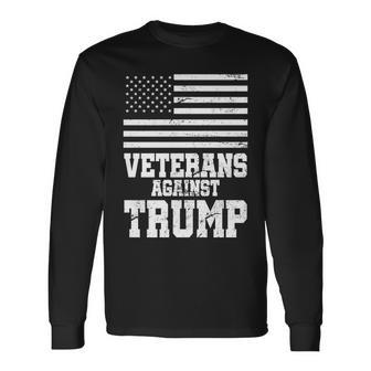 Veterans Against Trump Long Sleeve T-Shirt - Monsterry