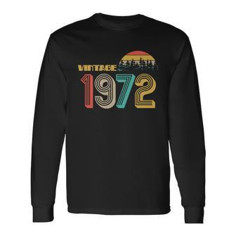 Vintage 1972 Sun Wilderness 50Th Birthday Long Sleeve T-Shirt - Monsterry AU