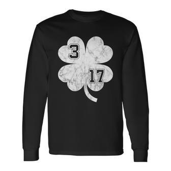 Vintage 317 Irish Clover Tshirt Long Sleeve T-Shirt - Monsterry DE