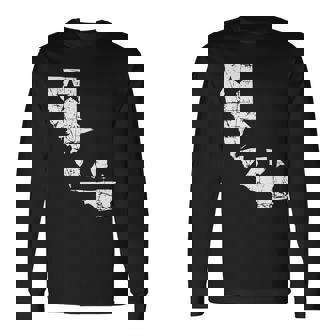 Vintage California Republic State Bear Long Sleeve T-Shirt - Thegiftio