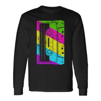 Vintage Cassette Tape S Long Sleeve T-Shirt - Monsterry CA