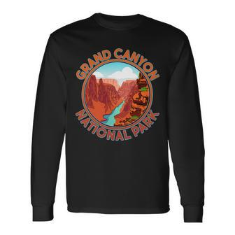 Vintage Grand Canyon National Park Tshirt Long Sleeve T-Shirt - Monsterry