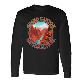 Vintage Grand Canyon National Park V2 Long Sleeve T-Shirt - Monsterry CA