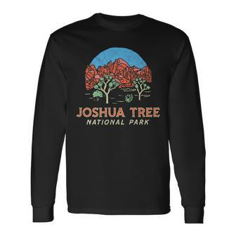 Vintage Joshua Tree National Park Retro Desert Long Sleeve T-Shirt - Seseable