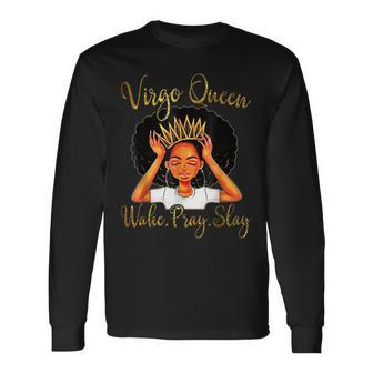 Virgo Queens Are Born In August 23 September 22 V2 Men Women Long Sleeve T-Shirt T-shirt Graphic Print - Thegiftio UK