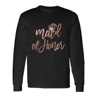 Wedding Shower For Sister From Bride Maid Of Honor Long Sleeve T-Shirt - Thegiftio UK