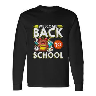 Welcome Back To School Teacher Student Summer Long Sleeve T-Shirt - Thegiftio UK