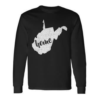 West Virginia Home State Long Sleeve T-Shirt - Monsterry