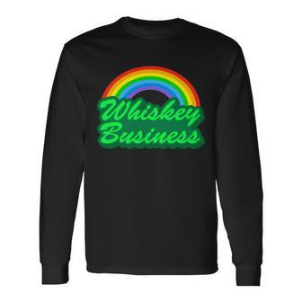 Whiskey Business V2 Long Sleeve T-Shirt - Monsterry