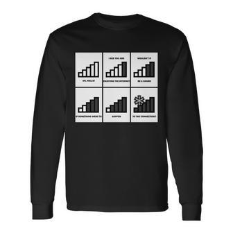 Wifi Long Sleeve T-Shirt - Monsterry