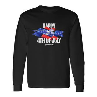 World Of Tanks Mvy For The 4Th Of July Long Sleeve T-Shirt - Monsterry UK