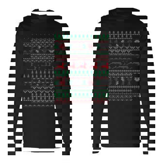 Xmas Christmas Ugly Christmas Sweater Long Sleeve T-Shirt - Thegiftio