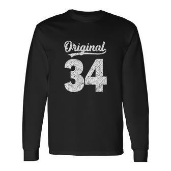 Years Issues Original Vintage Of It´S My 34Th Birthday Long Sleeve T-Shirt - Monsterry AU