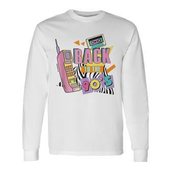 Back To The 90S Outfits For Women Retro Costume Party Men Women Long Sleeve T-Shirt T-shirt Graphic Print - Thegiftio UK