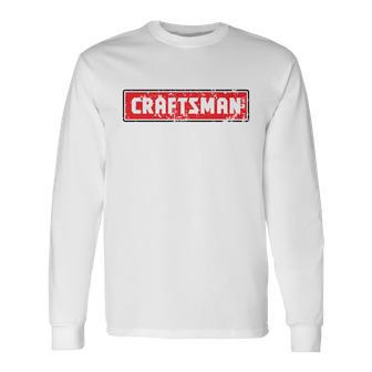 Craftsman Distressed Tshirt Long Sleeve T-Shirt - Monsterry DE