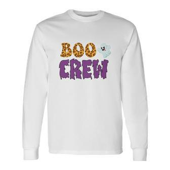 Halloween Boo Crew Cute Boo Long Sleeve T-Shirt - Seseable