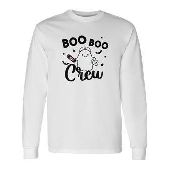 Halloween Boo Boo Crew Nurse Long Sleeve T-Shirt - Seseable