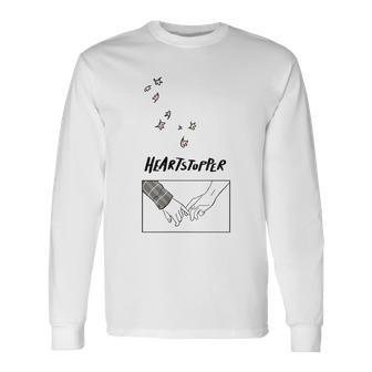 Heartstopper Leaves Cute Nick And Charlie Lgbt Long Sleeve T-Shirt - Monsterry