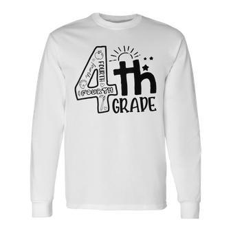 Hello 4Th Grade Teacher Boys And Team Fourth Grade Girls V2 Long Sleeve T-Shirt - Seseable