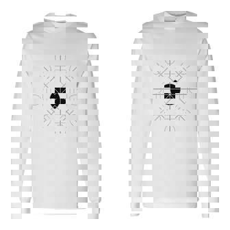 Helm Of Awe Asatru Long Sleeve T-Shirt - Monsterry