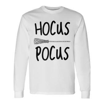 Hocus & Pocus Halloween Witch Put A Spell On You Long Sleeve T-Shirt - Seseable