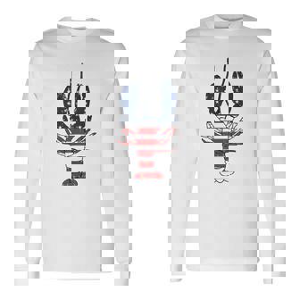 Lobster 4Th Of July American Flag Sea Ocean Lover Patriotic Tank Top Men Women Long Sleeve T-Shirt T-shirt Graphic Print - Thegiftio UK