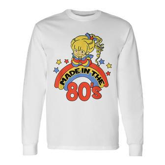 Made In The 80S 1980S Generation Millennials Retro Vintage Men Women Long Sleeve T-Shirt T-shirt Graphic Print - Thegiftio UK