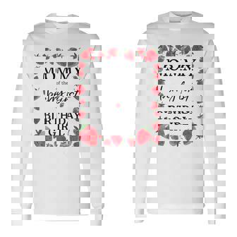 Mommy Of The Berry First Birthday Girl Sweet One Strawberry Long Sleeve T-Shirt - Seseable