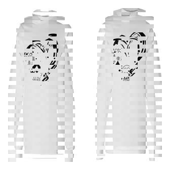 Peace Love Camping Heart Camping Lady Camping Lover Men Women Long Sleeve T-Shirt T-shirt Graphic Print - Thegiftio